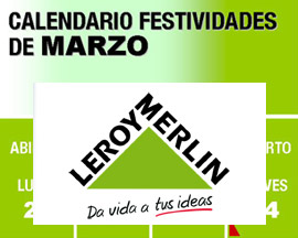 Leroy Merlin abre el domingo 20 de marzo