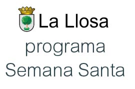 Programa Semana Santa de La Llosa