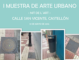 I Muestra de Arte Urbano Calle San Vicente por la Nit de l´Art