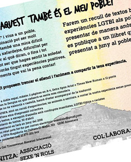 Las experiencias del colectivo LGTBI en los pueblos en un libro de relatos en Almenara