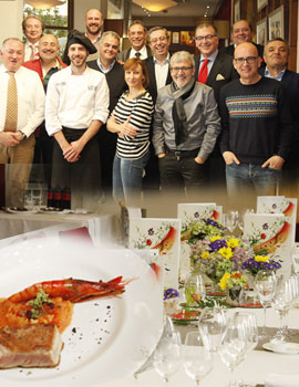 Presentación del menú dedicado a la primavera del restaurante del Casino Antiguo