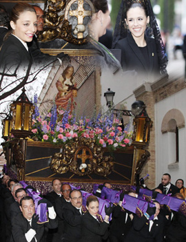 Salida de la Cofradía Santa María Magdalena en procesión