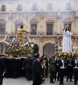 Procesión del Encuentro en Castellón