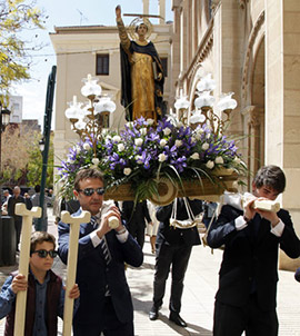 Procesión y misa en honor a San Vicente en Castellón