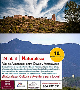 Vall de Almonacid, entre olivos y almorávides, domingo 24 de abril