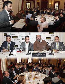 Vicent Marzà en los desayunos del Real Casino Antiguo de Castellón