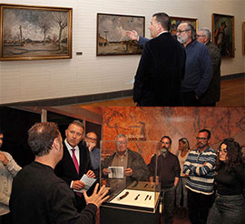Pas a nivell de Joan Baptista Porcar y Ganivets en el Museo de Bellas Artes de Castellón