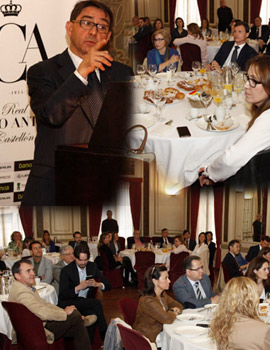 Jornada desayuno de Manuel Sanchis i Marco en el Real Casino Antiguo