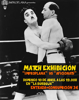 Un espectáculo de improvisación teatral  el domingo 17 de abril