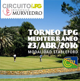 El 23 de abril próximo Torneo Locos Por el Golf Mediterráneo