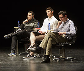 Debate entre los tres candidatos del estudiantado al Claustro de la UJI