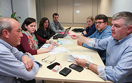 Ronda de reuniones con los colectivos vinculados al mundo de la fiesta de Castellón