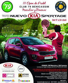 III Open de pádel Trofeo Nuevo Kia Sportage en Benicàssim