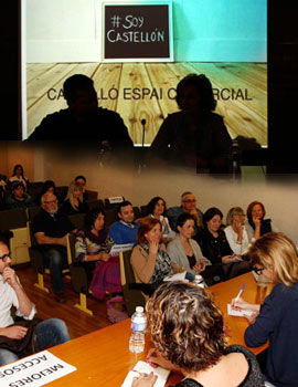 La Alcaldesa en la asamblea de la Asociación de Comerciantes Castelló Espai Comercial