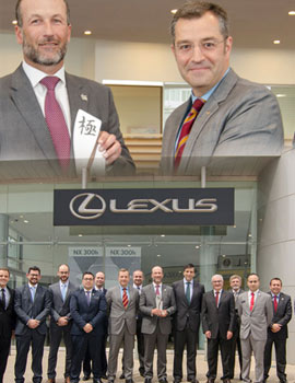 Lexus Castellón recibe el premio Kiwami 2015