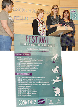 Festival de protección animal este fin de semana en el Pinar del Grao de Castellón