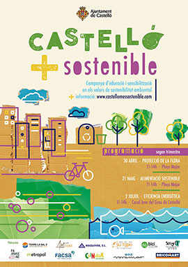 Campaña de educación y sensibilización ambiental Castelló + Sostenible