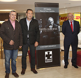 Presentación del concierto benéfico de Bertín Osborne en Castellón