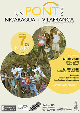 Vuelve a tenderse el puente entre Nicaragua y Vilafranca