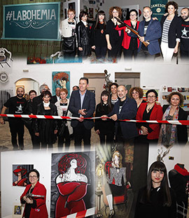 Exposición de arte negro en La Bohemia en Castellón