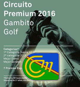 Torneo abierto del Circuito Premium Gambito Golf 2016 en el Club de Campo del Mediterráneo