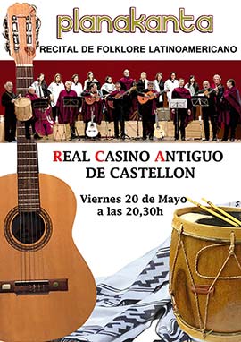 Concierto de Planakanta en el Real Casino Antiguo de Castellón