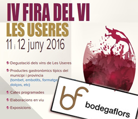Bodega Vicente Flors participará en la IV Feria del Vi de Les Useres