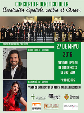 Gala a beneficio de la AECC en el auditorio de Castellón