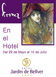 Exposición de Pepe Forner en el  Hotel Jardín de Bellver