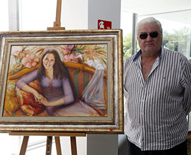 Inauguración de la exposición de pintura Forner en el Hotel Jardín de Bellver