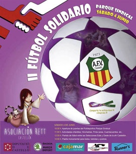 El 4 de junio, evento solidario a beneficio de la Asociación Rett Castellón