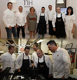 Chefs con estrella Michelin de Levante en el hotel NH Mindoro