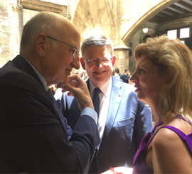 La alcaldesa Amparo Marco en la proclamación de los Premios Rey Jaime I