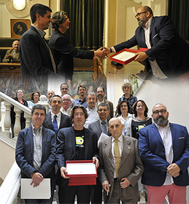 Entrega del premio de la Fundación Huguet