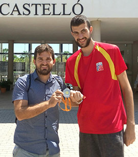Javier Pasqual del Pobil, subcampeón de España de Selecciones Autonómicas de la liga FEDDI de baloncesto