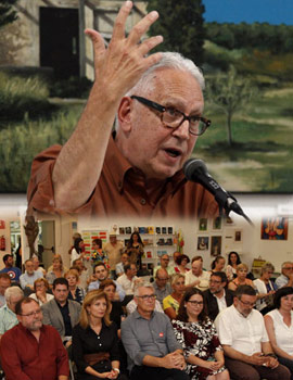 El escritor y periodista Fernando Delgado en Castellón