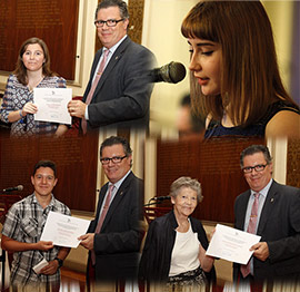 Recital poético y entrega de premios  ALCAP 2016