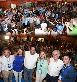El Partido Popular de Castellón celebra el resultado de las elecciones
