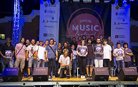 El grupo Wiol y Sara Ledesma ganadores del Dipcas Musical Festival