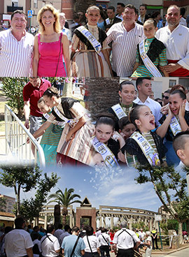 Mascletá iniciadora de las fiestas de San Pedro del Grao de Castellón