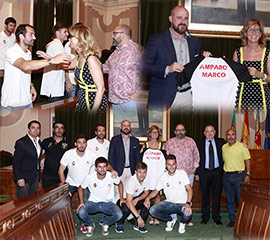 Recepción en el Ayuntamiento al Club Deportivo Castellón