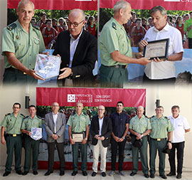 Agradecimiento al trabajo de la Guardia Civil y Tráfico en las pruebas ciclistas de la provincia