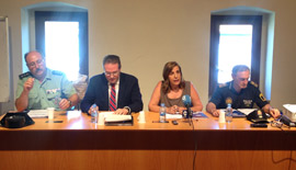 Junta de Seguridad extraordinaria en Benicàssim  con motivo del FIB