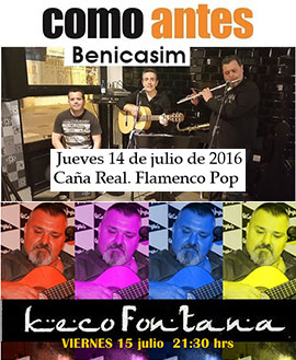Conciertos de esta semana en como antes Benicàssim