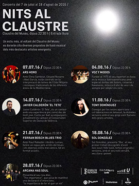 Conciertos gratuitos en el Museo de Bellas Artes de Castellón