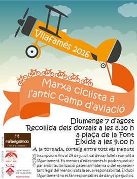 Vilafamés prepara una marcha ciclista al antiguo campo de aviación