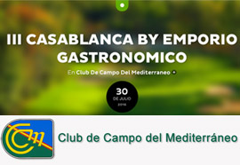 Próximo torneo de golf III Casablanca by Emporio Gastronómico. Abierta inscripción