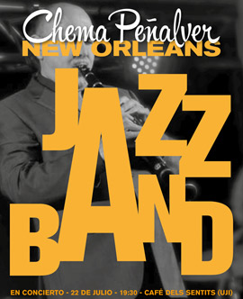Chema Peñalver New Orleans Jazz Band pone el broche final a los cursos de verano de la UJI