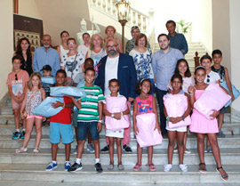 El Ayuntamiento de Castellón recibe a niños saharauis