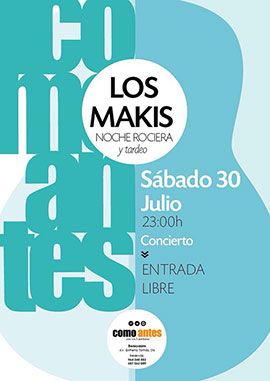 Los Makis en como antes Benicàssim el próximo 30 de julio